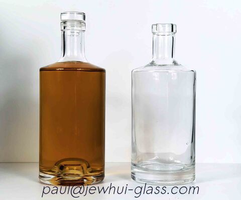 качество  750ml Jersey  Whiskey  Glass Bottle -Customization, Super Flint Glass Bottle, American Rum завод