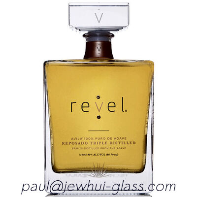 Купить Extra Añejo, Reposado, Серебряная Текила в Стеклянной Бутылке, Бутылка из Супер-Флинт Стекла со Стеклянными Пробками Производство в сети