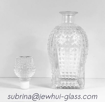 Хорошая цена 750 мл. стеклянная бутылка для виски Apline - Индивидуальный дизайн, бутылка из стекла Super Flint, американский ром онлайн