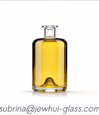 Хорошая цена Аптекарь 75cl или 70cl Круглый с Push up Премиум Прозрачная Стеклянная Бутылка для Виски онлайн