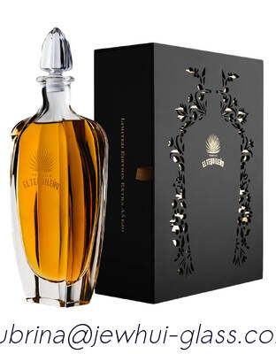 Хорошая цена Extra Añejo, Reposado, Серебряная Текила в Стеклянной Бутылке, Бутылка из Супер-Флинт Стекла со Стеклянными Пробками онлайн