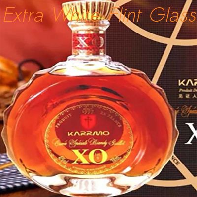 Хорошая цена Бутылки духа бутылки 500ml 700ml коньячного спирта стеклянные стеклянные онлайн